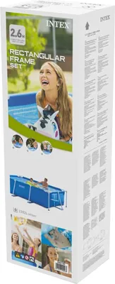 Immagine prodotto di Intex 28271NP INTEX Pool Rectangular 260x160cm ohne Filterpumpe eckig blau