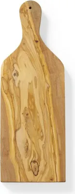Produktbild von Hendi Schneidebrett aus Olivenholz mit Griff und Öse
