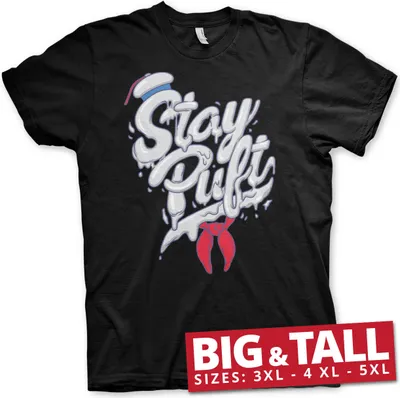 Produktbild von Ghostbusters - Stay Puft Big & Tall T-Shirt - 4XL - Black