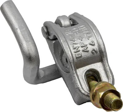 Produktbild von GeZu Impex® Absteifkupplung für 48 mm Rohre, Kupplung mit Haken SW 22, Gerüstkupplung, Gerüstschelle