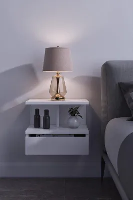 Immagine prodotto di Comodino Intergas Flora 17-04 sospeso 40x34x31 cm bianco