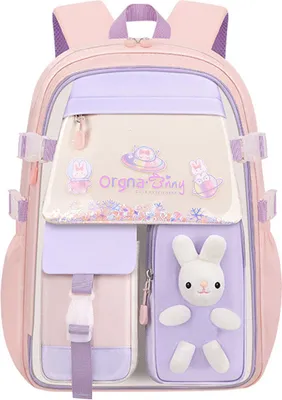 Produktbild von OKWISH Rucksack Kawaii für Mädchen Plüsch Spielzeug Kawaii Backpack, Ergonomischer Leichtgewicht-Rucksack, Schulrucksack
