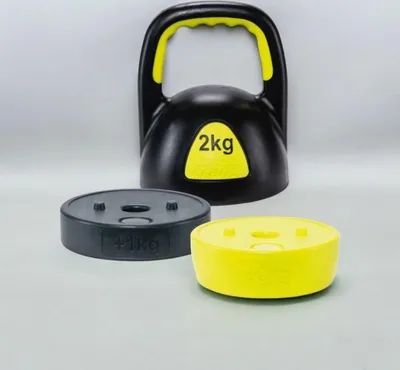 Produktbild von Fitness Verstellbare Kugelhantel 5kg einstelbar 3in1