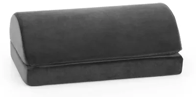 Produktbild von hjh OFFICE Fußablage für Büro, Schreibtisch Fußstütze Podi Velvet 1 Fußstütze ergonomisch, verstellbar, rutschfest