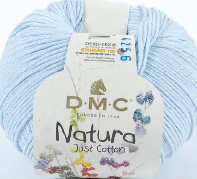Zdjęcie produktu dla DMC Natura Just Bawełna – miękka, matowa przędza ze 100% czesanej bawełny, 302, (kolor nr 05)