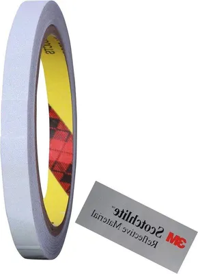 Obrázek produktu pro Reflexní ochranná páska – stříbrná – 10 metrů