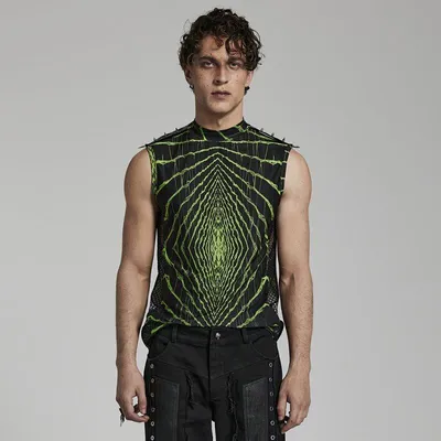 Produktbild von Punk Rave Tank Top - Neon Vortex XXL/3XL