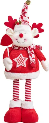 Produktbild von Weihnachtspuppe, Weihnachtsmann, Schneemann, Elch – festliche Baumdekoration, Weihnachtsfeierzubehör