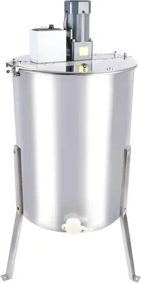 Produktbild von 140W Elektrische Honigschleuder, Manueller Honigschleuder mit Rahmen Drehzahlbereich 0-270rpm Imker und Bienenzüchter Zubehör für 4 Waben