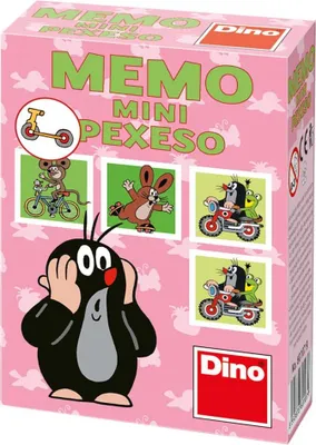 Produktbild von DINO Mini Memory Spiel Maulwurf und Transportmittel