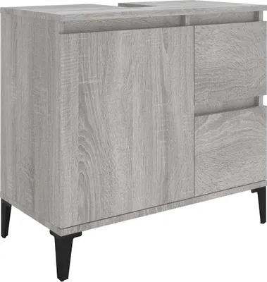 Obrázek produktu pro vidaXL Koupelnová skříňka Grey Sonoma 65x33x60 cm Dřevěný materiál