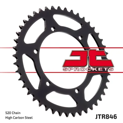 Produktbild von JTSPROCKETS Kettenrad JTR846.37 Hinten für YAMAHA MOTORCYCLES SZR Kohlenstoffstahl