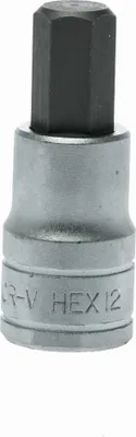 Produktbild von Sechskant-Steckschlüsseleinsatz mit 1/2"-Antrieb, 12 mm