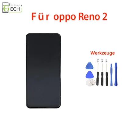 Produktbild von Für Oppo Reno 2 LCD Display mit Rahmen Bildschirm Touchscreen + Werkzeuge