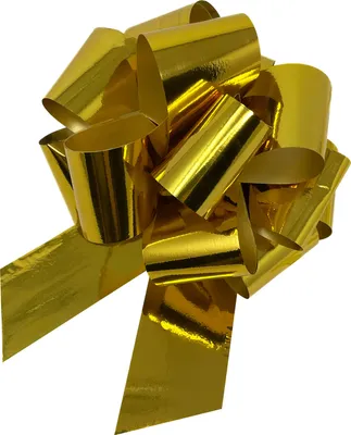 Produktbild von Oblique Unique Geschenkschleife Deko Schleife für Geschenke Tüten Zuckertüte Weihnachten Geschenkdeko Metallic - gold