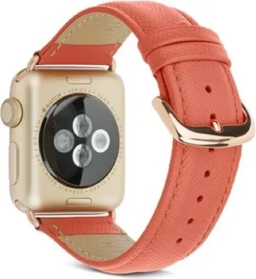 Produktbild von dbramante1928 Madrid, Band, Smartwatch, Orange, Apple, 38 mm/40 mm, Leder