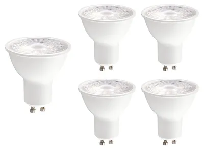 Produktbild von Kobi GU10 LED Spot Lampe 7W 630lm 3000K 230V 5 Stück