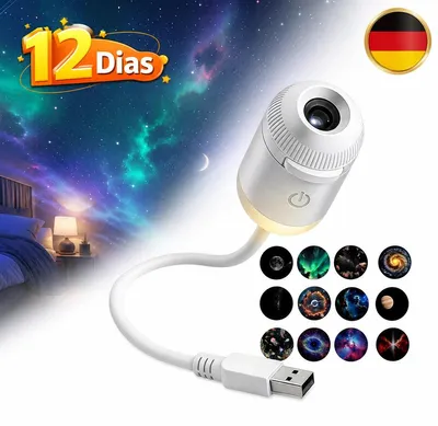 Produktbild von USB Sternenhimmel Projektor Dynamisch Sternenhimmel Nachtlicht Atmosphäre Lampe