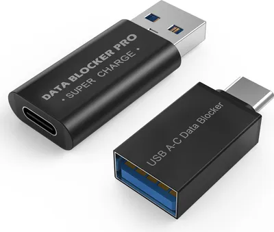 Produktbild von USB-C Datenblocker & USB Datenblocker [2 Stücks] – USB zu USB-C/USB-C zu USB