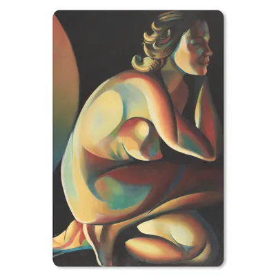 Produktbild von MuchoWow® Mauspad Mousepad Frau - Porträt - Kunst - Abstrakt 18x27 cm - Mousepads - Maus Mat - Pad - Mausunterlage