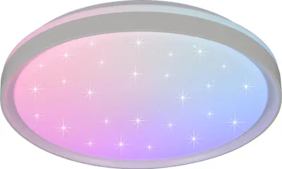 Obrázek produktu pro Stropní svítidlo LED, bílé, dálkové ovládání, D 39 cm