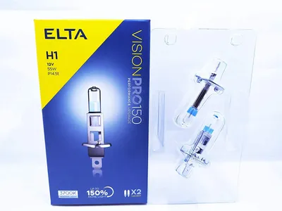 Zdjęcie produktu dla Elta H1 P14.5t 448 Visionpro 150% modernizacja żarówek reflektorów samochodowych 3700k 12v 55w twin pack
