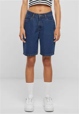 Produktbild von Damen Shorts Urban Classics Ladies 90's Bermuda, mittelblau, gewaschen - Größe 31