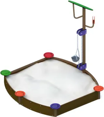 Produktbild von Sandkasten Spielbereich Spielgehege Sandzone Buddelbereich Sandspielzone