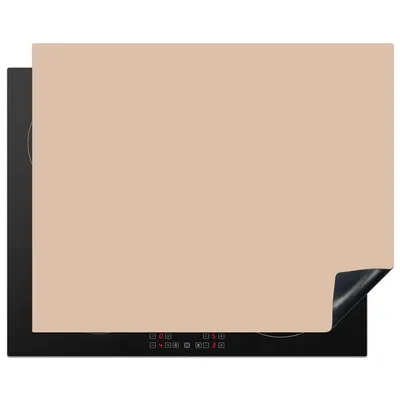 Produktbild von KitchenYeah© Herdabdeckplatte Beige - Farben - Unifarben , 65x52cm, Küche Deko, Glaskeramikkochfeld Herdabdeckung, Abdeckplatte fùr Kochfeld