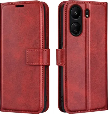 Produktbild von Xiaomi Redmi 13C / Poco C65 Hülle - Coverup Deluxe Klapphülle - Rot
