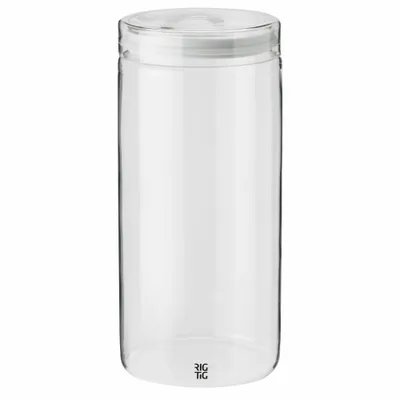 Immagine prodotto di Rig-TIg Aufbewahrungsglas Store-It, Vorratsglas, Vorratsdose, Borosilikatglas, Light Grey, 1.5 L, Z00232-1