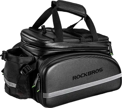 Produktbild von ROCKBROS Fahrrad Hinter Gepäckträgertasche 10-35L Fahrradgepäckträgertasche Wasserdicht