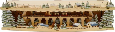 Immagine prodotto di Panchina Schwibbogen illuminata con trenino