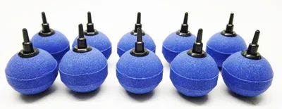 Produktbild von 10 Luftausströmer-Kugeln (5 cm) - Luftstein & Sauerstoffstein für Aquarien | Aquaristikwelt24