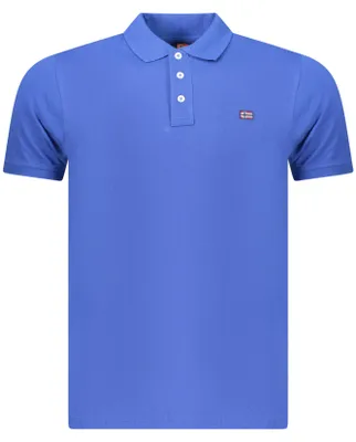 Produktbild von Norway 1963 Herren Polohemd aus Baumwolle in Blau