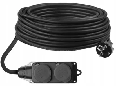 Image de Adelid Rallonge multiprise 5m jardin 2 prises 3x1.5mm²