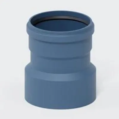 Produktbild von POLOPLAST Übergangsrohr, DN160 auf Fremdrohr Ø160-172mm, POLO-KAL, PP, blau, 1 Stk.
