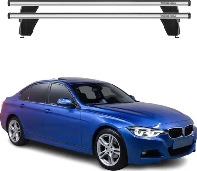Produktbild von Menabo Dachträger Grundtäger für BMW 3er F30 2012-2019 75kg Alu Silber 2 tlg