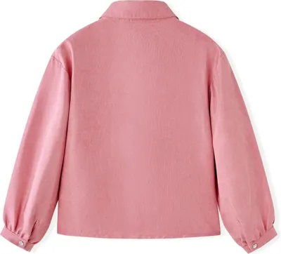 Produktbild von vidaXL Kinderbluse mit Laternenärmeln Altrosa 140