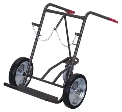 Produktbild von VARIOfit Stahlflaschenkarre 2 Flaschen 40 - 50 L RAL 7016