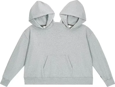 Produktbild von Doppeltes einteiliges Sweatshirt für Paare, Hoodie für zwei Personen, Übergröße, einfarbig, mit Tasche, lockerer Partner-Intimitäts-Hoodie, Valentinstagsgeschenk