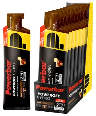 Produktbild von POWERBAR PowerGel Hydro Cola 9x67ml High Carb Energie Gel Natrium 100mg Koffein