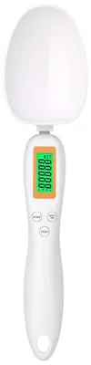 Produktbild von Löffelwaage Digital 500g / 0,1g mit LCD-Display und Tara-Funktion weiß