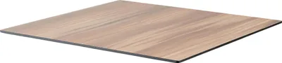 Produktbild von Laminierte Tischplatte 70x70 cm Eiche dunkel - Oviala Opéra