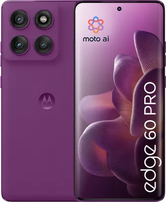 Zdjęcie produktu dla Motorola edge 60 pro, 16,9 cm (6.67"), 12 GB, 512 GB, 50 MP, Android 15, Fioletowy