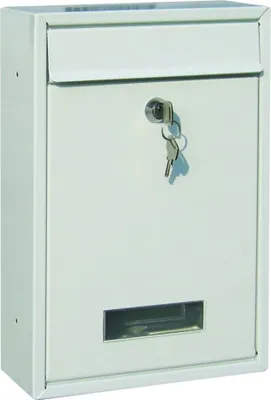 Produktbild von Primaster Briefkasten klein weiß 32 x 22 x 80 cm