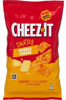 Zdjęcie produktu dla Cheez-It Double Cheese Crispy Bread dünne Snacks Packung 120g