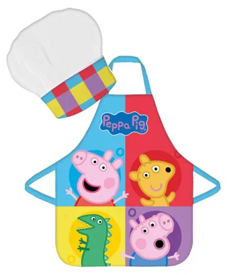 Zdjęcie produktu dla Fartuch dziecięcy z czapką Peppa Pig Team