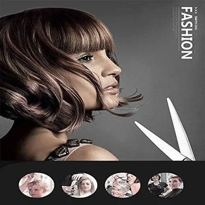 Produktbild von Haarschneider Set für den Salon, Profi Friseurscheren aus Edelstahl, Effilierschere für Damen und Herren