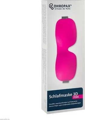 Produktbild von Ohropax Schlafmaske 3D pink